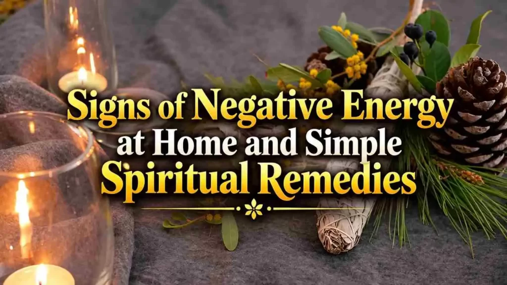 signs of negative energy
